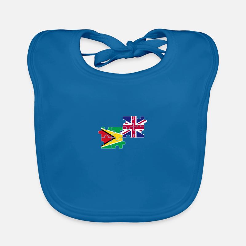 Guyana UK Flagge Britisch Guyanesisch Baby Bio-Lätzchen