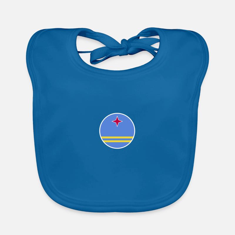 Aruba Aruba Drapeau Arubans Bavoir bio Bébé