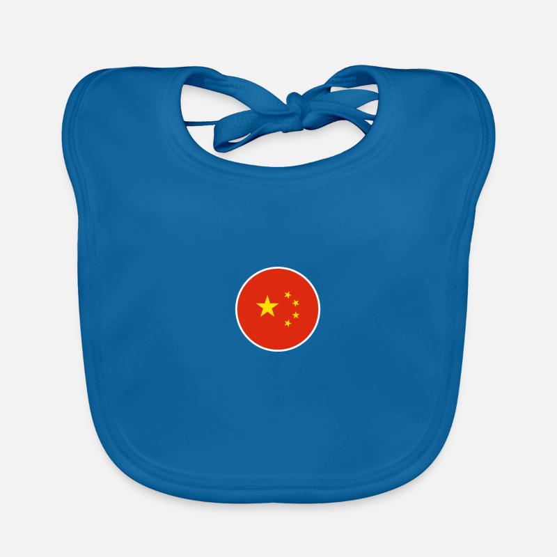 Chine Drapeau chinois Chinois Bavoir bio Bébé