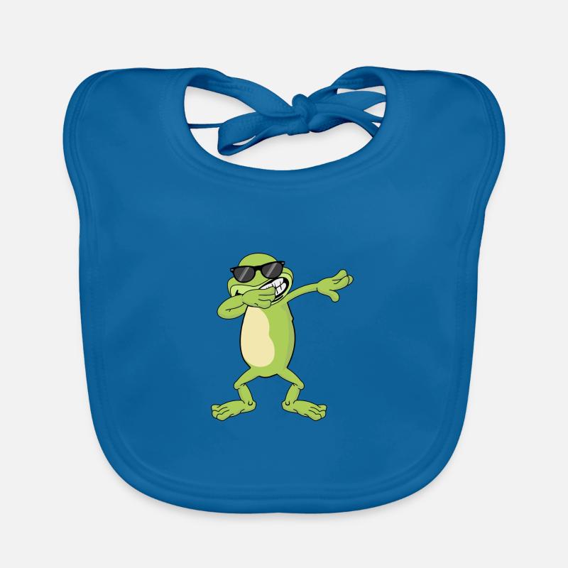 Grenouille Dabbing Dab Gift Bavoir bio Bébé