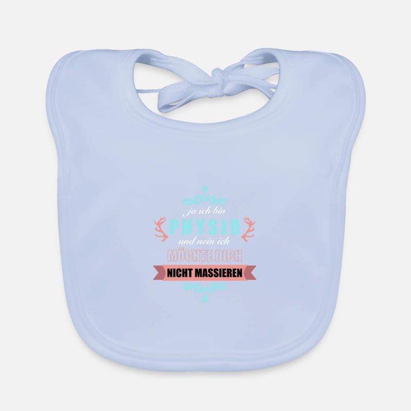Physiotherapeut Physio Massage Geschenk Baby Bio-Lätzchen