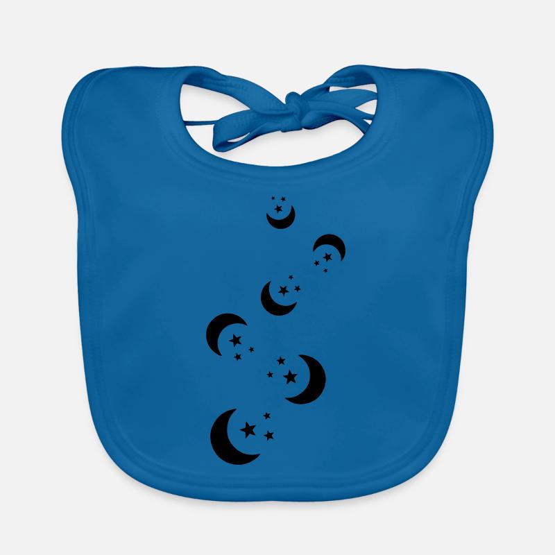 Icône de lune Bavoir bio Bébé