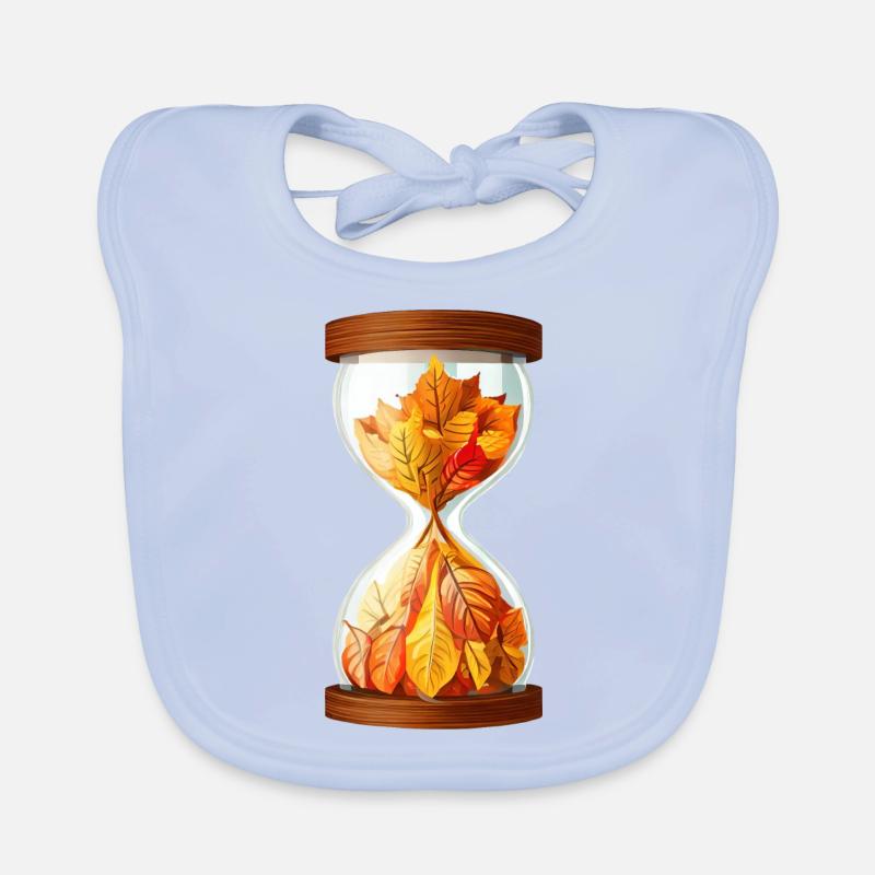 Sablier d’automne Bavoir bio Bébé