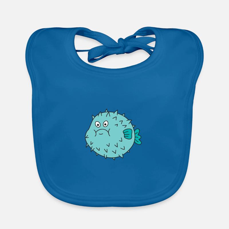 puffer fish Organic Baby Bibs