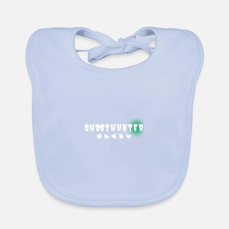 ghost hunter halloween saying gift idea ghost Organic Baby Bibs