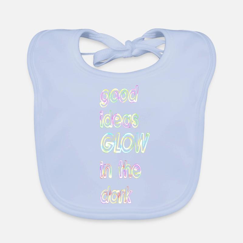 good ideas, GLOW in the dark Organic Baby Bibs