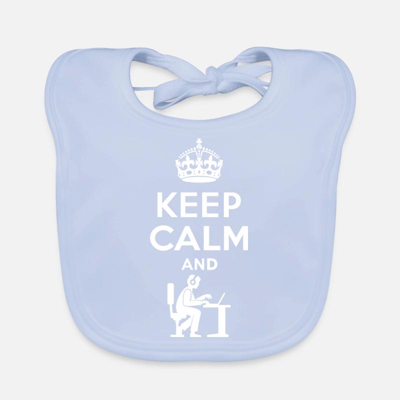 Keep Calm - Nerd - Programmieren - Gamen Baby Bio-Lätzchen