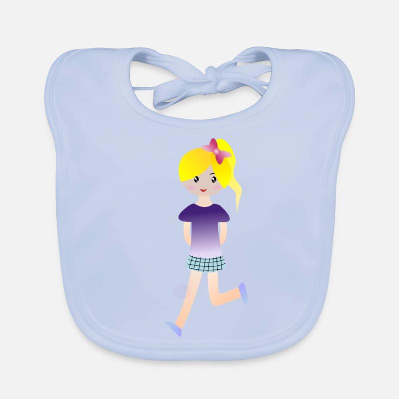 runner running run jogging jogging sprinter45 Organic Baby Bibs