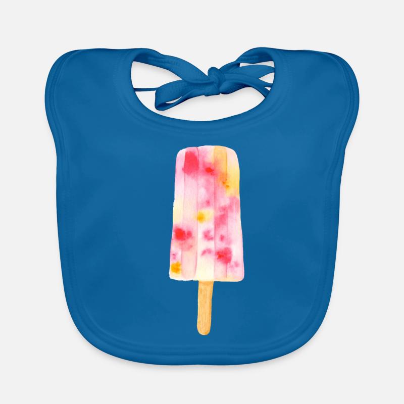 Glace à l'eau Bavoir bio Bébé