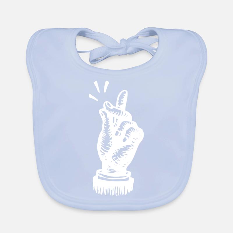 Clap de geste de la main Bavoir bio Bébé