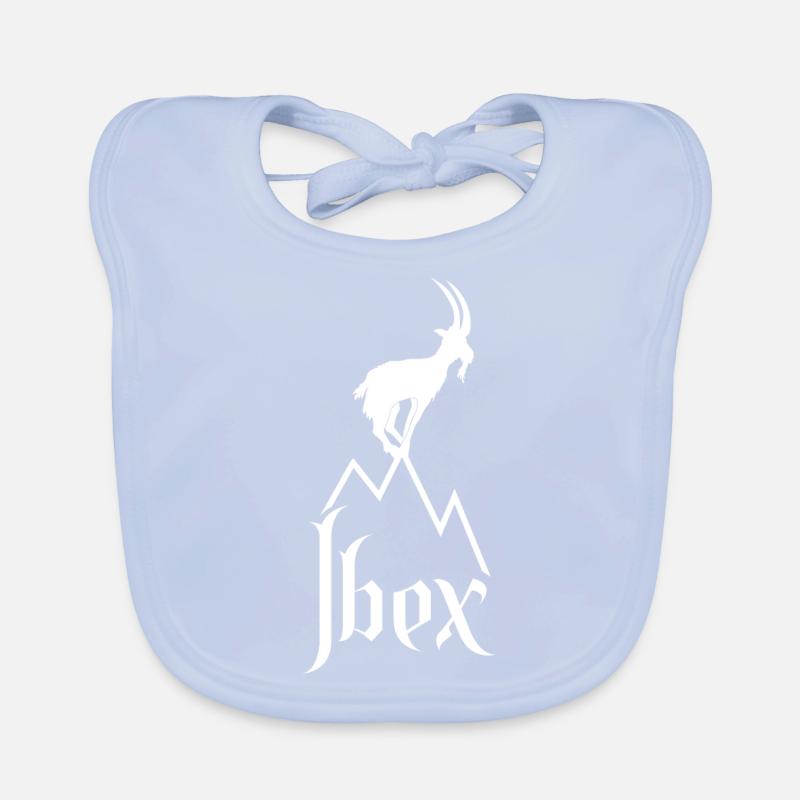 ibex blanc Bavoir bio Bébé
