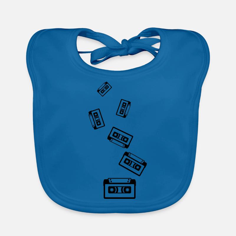 Cassette symbol Organic Baby Bibs