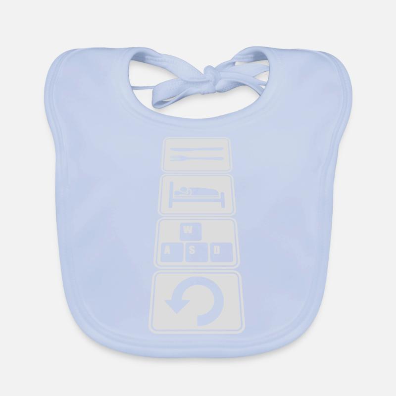 Manger le jeu de sommeil Répéter Bavoir bio Bébé