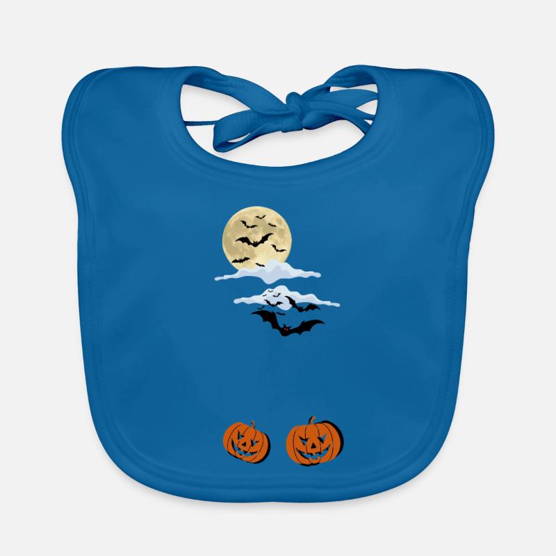 The night before Halloween Organic Baby Bibs