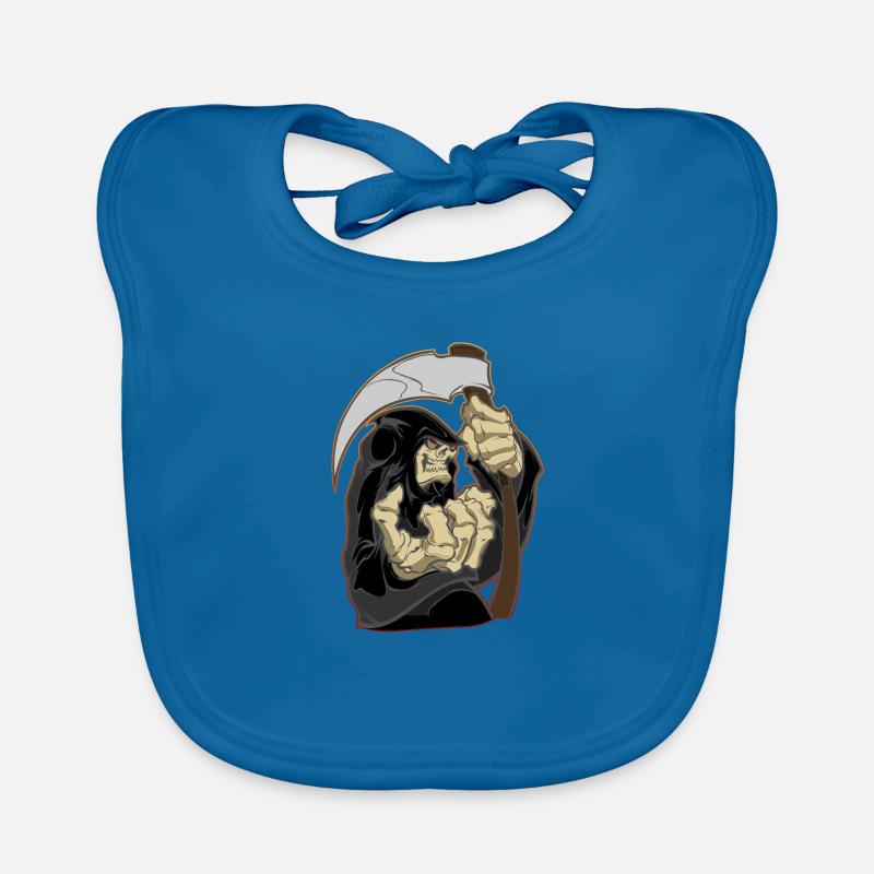 The Grim Reaper - The Reaper Organic Baby Bibs