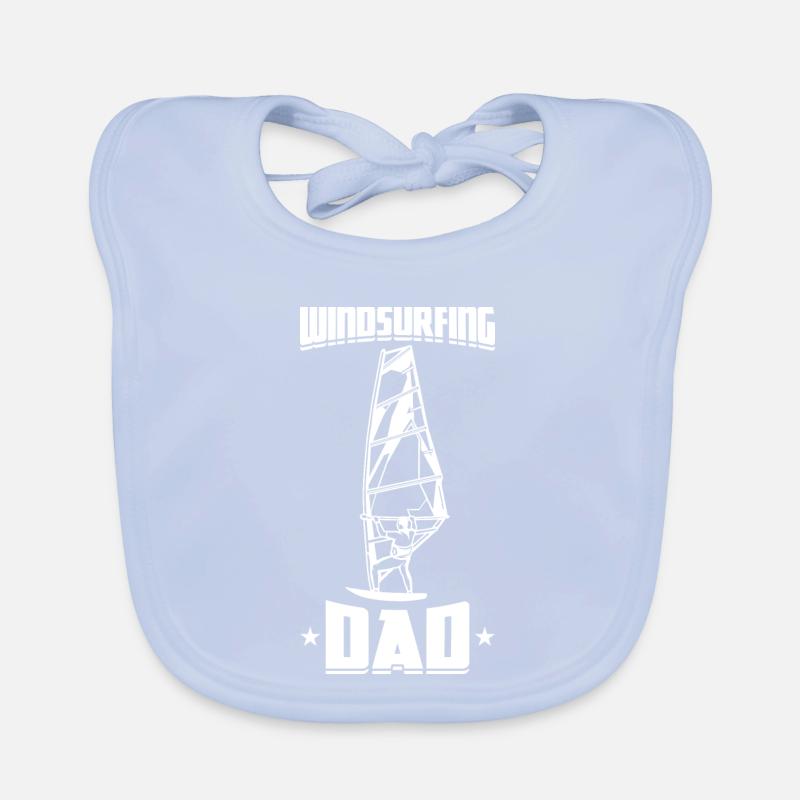Windsurfer Papa Baby Bio-Lätzchen