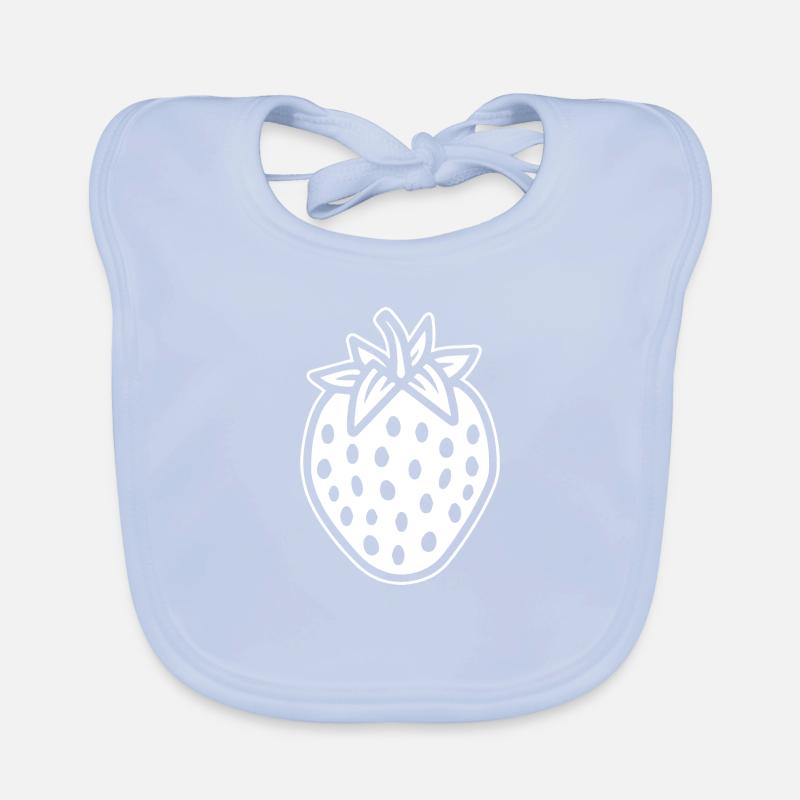Erdbeere Obst Frucht Baby Bio-Lätzchen