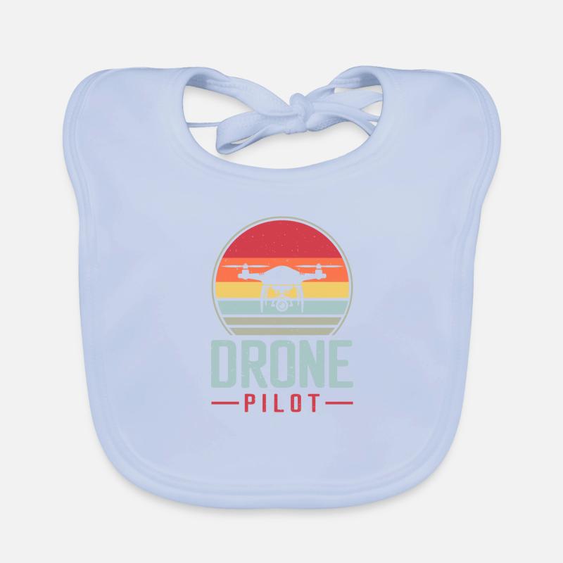 Pilote de drone Pilote de drone Pilote de drone Bavoir bio Bébé