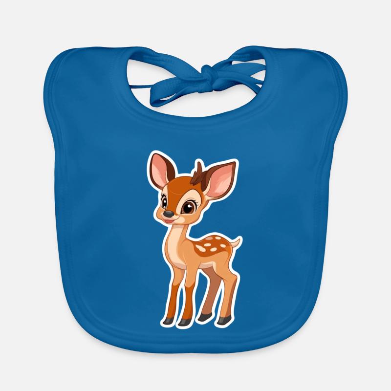 roe deer Organic Baby Bibs