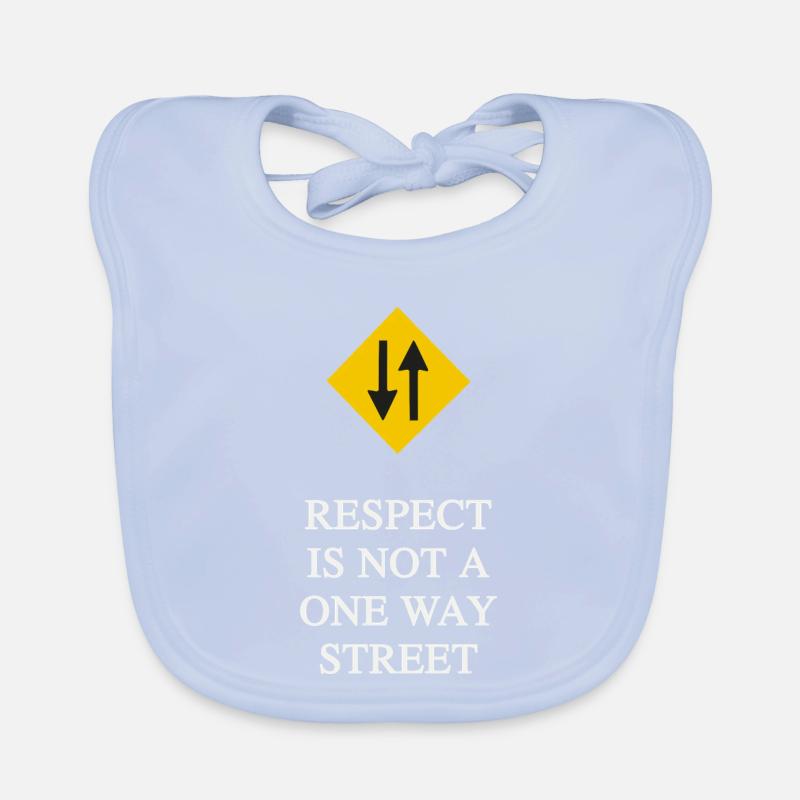 LE RESPECT N’EST PAS À SENS UNIQUE Bavoir bio Bébé