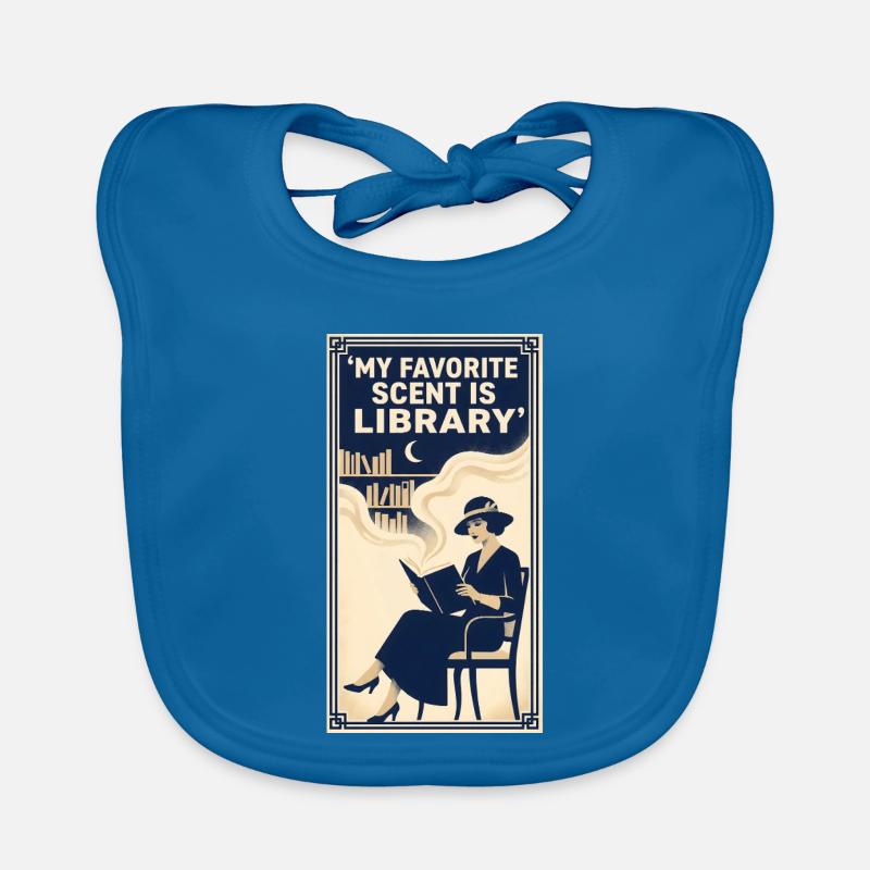 Lieblingsduft Bibliothek | Bücherliebe Baby Bio-Lätzchen