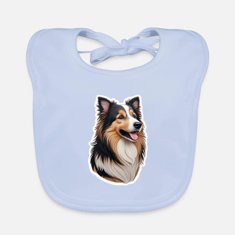 Australian Shepherd Baby Bio-Lätzchen