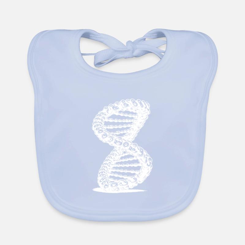 Twisted Möbius Loop Chain DNA Möbius Ribbon Organic Baby Bibs