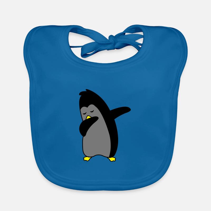 Penguin Dabbing 02 Organic Baby Bibs