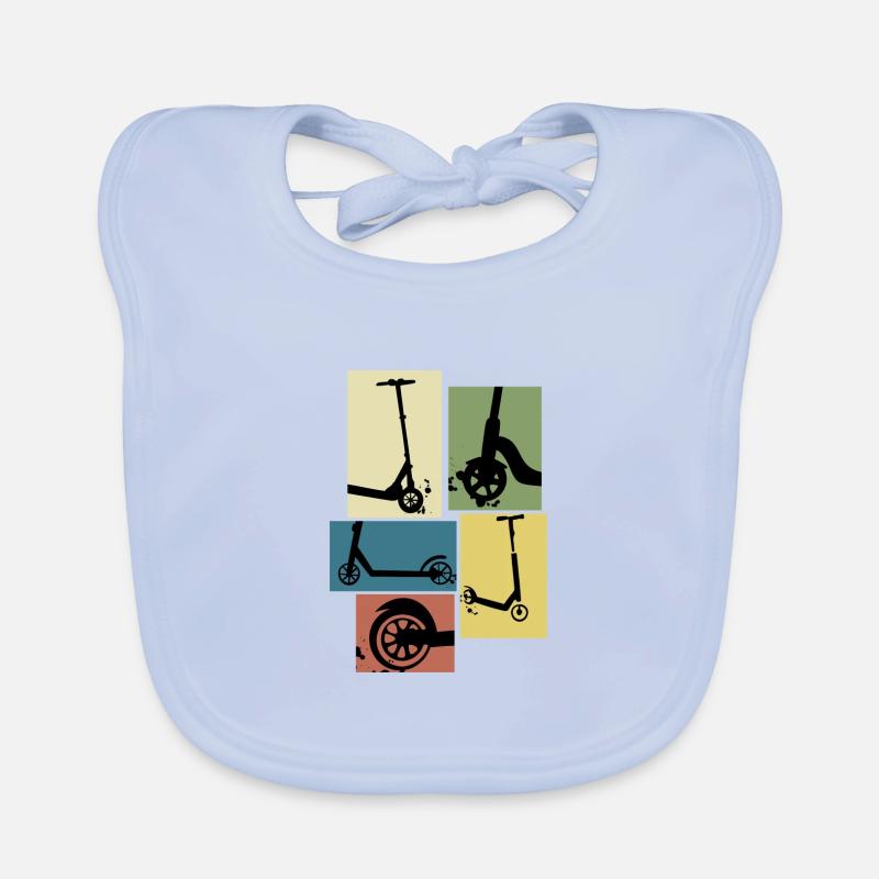 Roller vintage roller driver gift Organic Baby Bibs