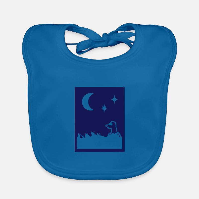 Mole at Night / Midnight Digger (1c) Organic Baby Bibs