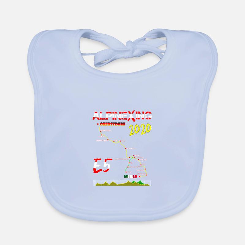 E5 Oberstdorf Meran 2020 Baby Bio-Lätzchen