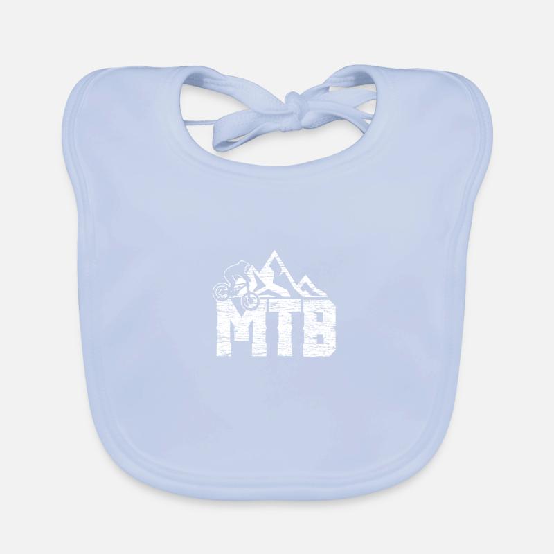 Cadeau VTT VTT biker Bavoir bio Bébé