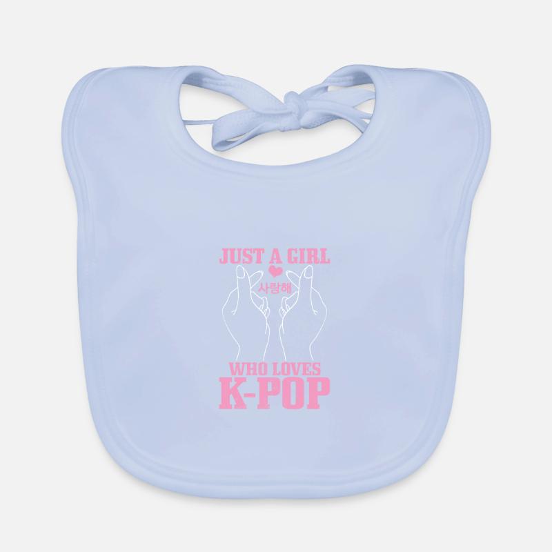 K-Pop Fan cadeau musique pop coréenne Bavoir bio Bébé