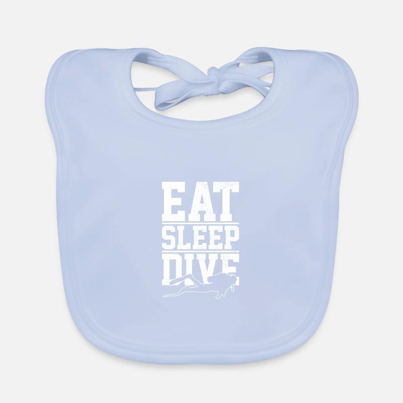 Plongée drôle Vintage plongeur cadeau Bavoir bio Bébé