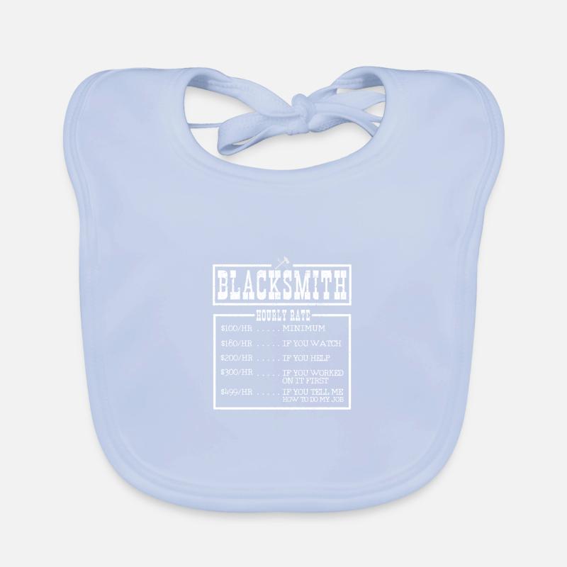 Forger forgeron maréchal-ferrant cadeau Bavoir bio Bébé