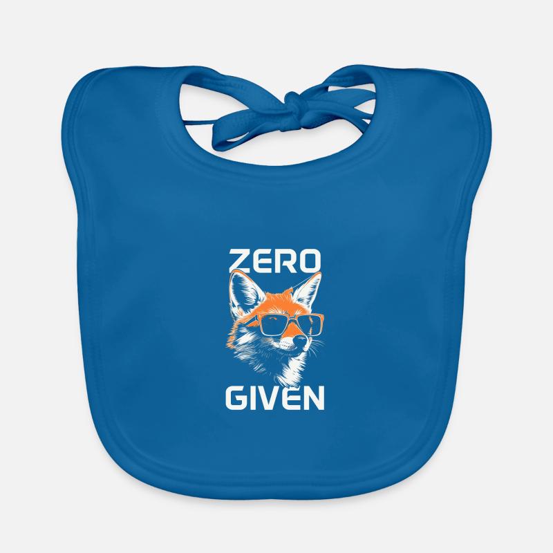 Fox Zero Fox Given Funny Organic Baby Bibs