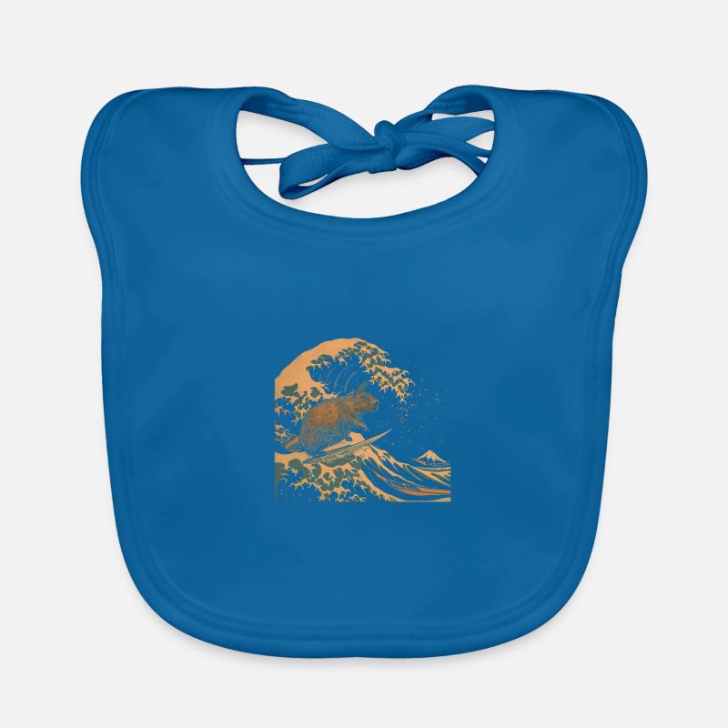 Capybara Lustiges Geschenk Baby Bio-Lätzchen
