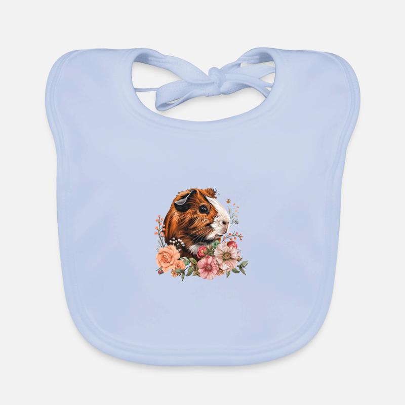 Guinea Pig Funny Gift Organic Baby Bibs