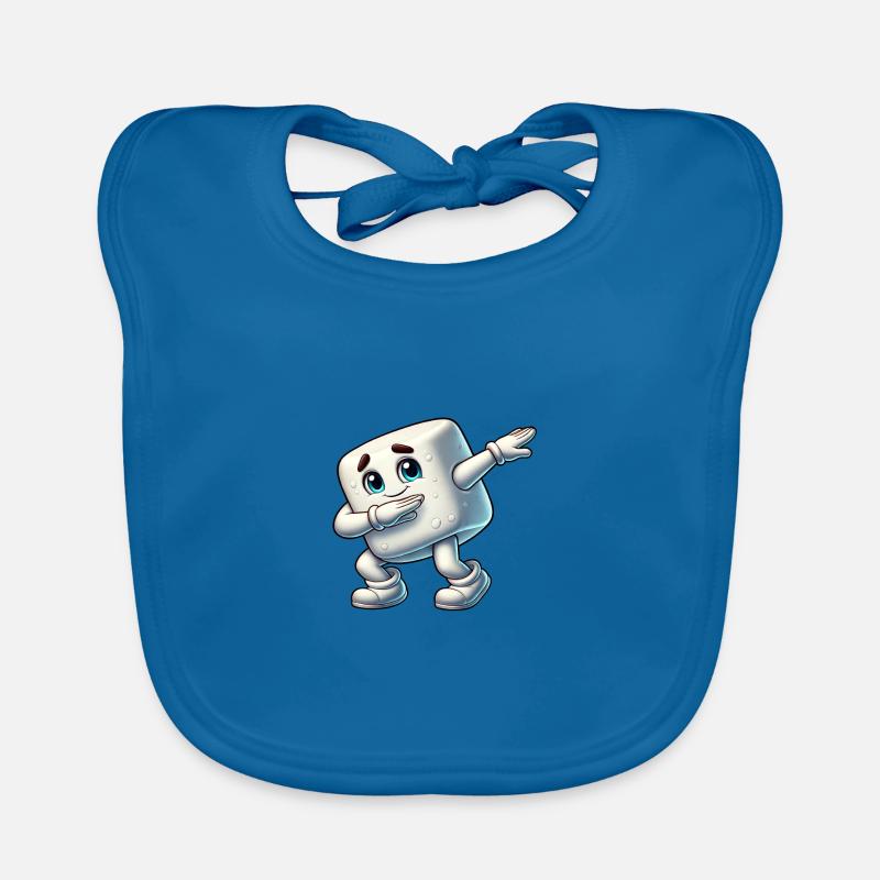 Cute Marshmallow Dab Cartoon Organic Baby Bibs