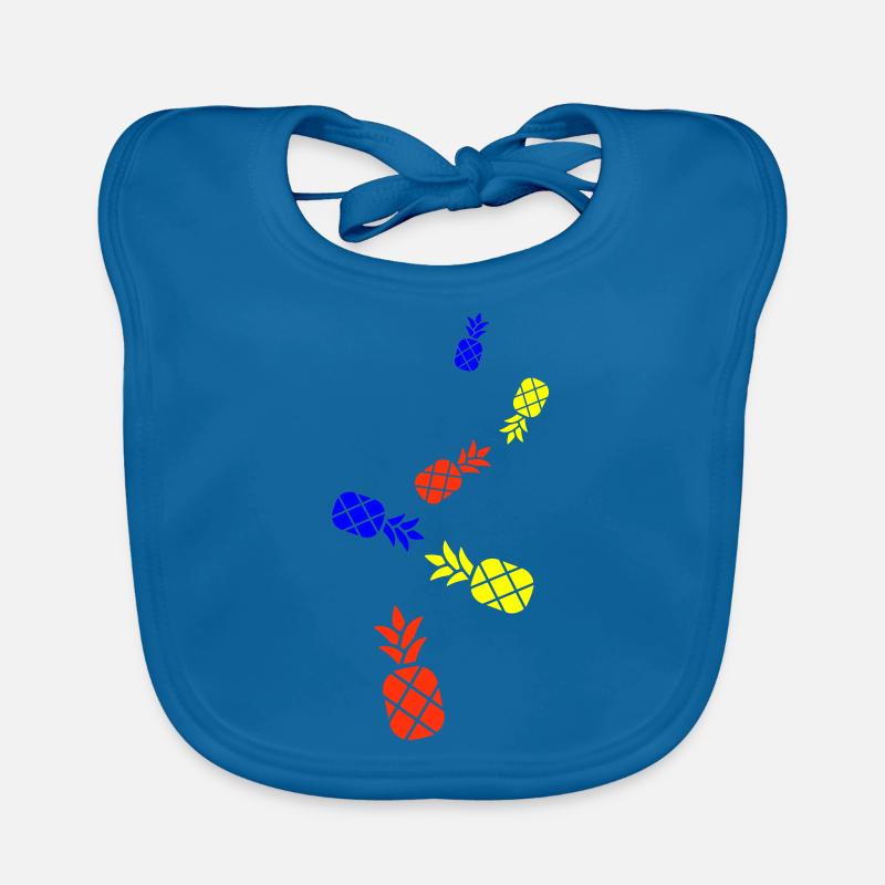 Pineapple fruit Organic Baby Bibs