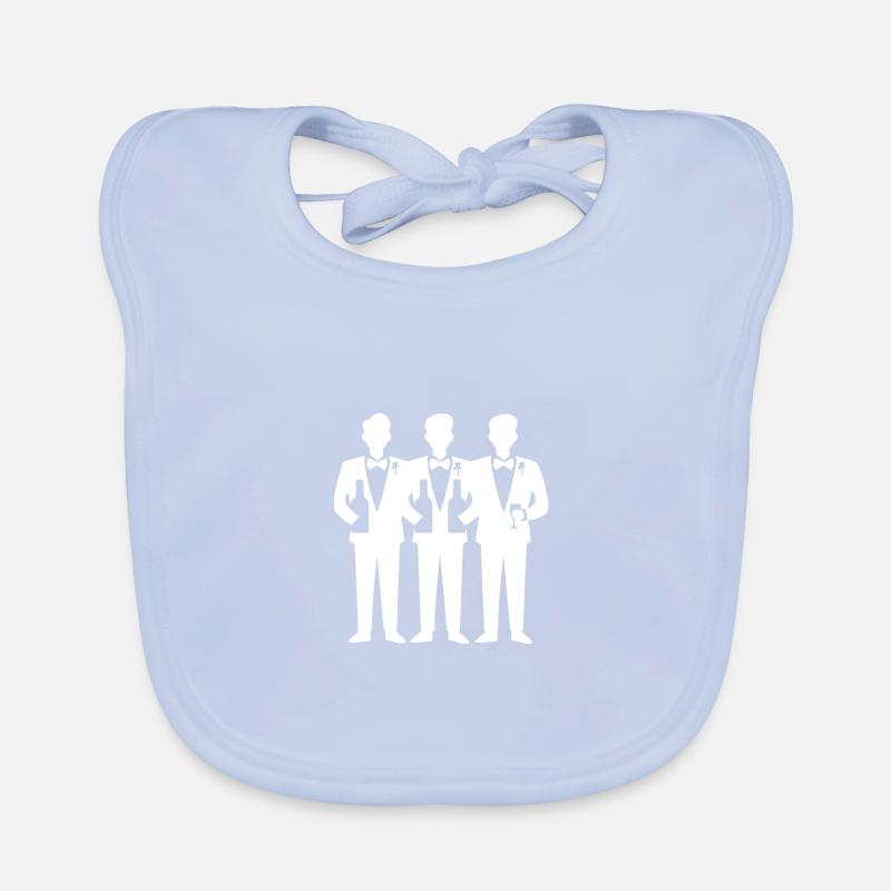 Groom Crew Bachelorette Party Organic Baby Bibs