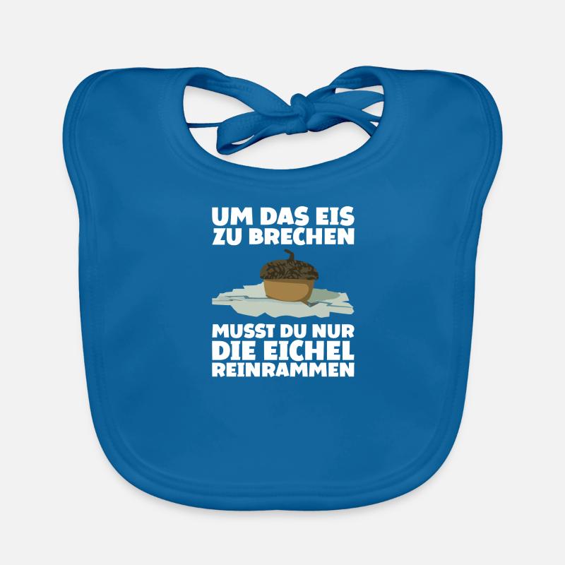 Um Das Eis zu Brechen Eichel Reinrammen Baby Bio-Lätzchen