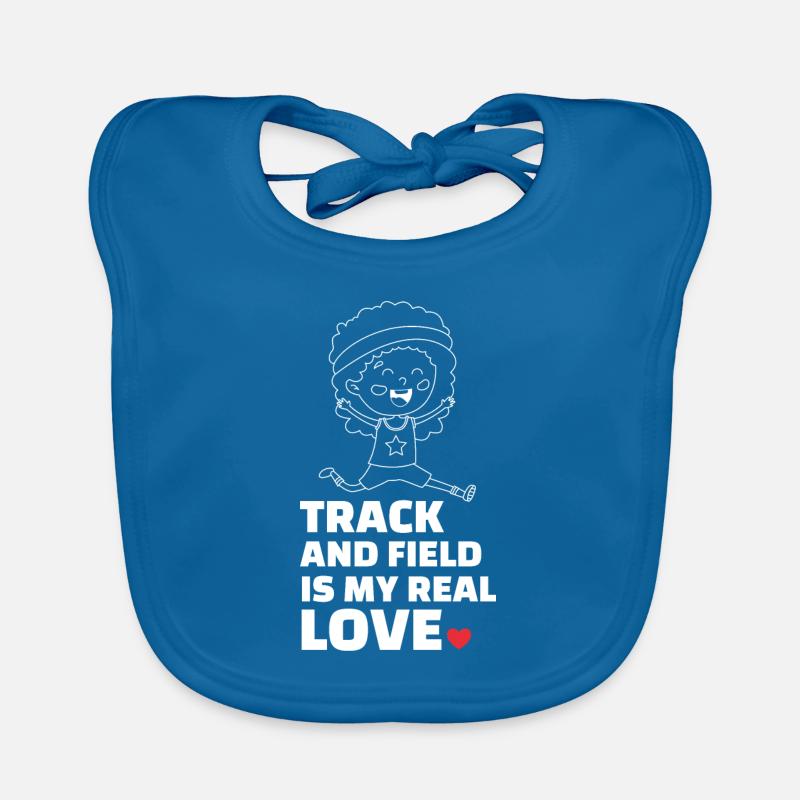 J’adore l’athlétisme Bavoir bio Bébé