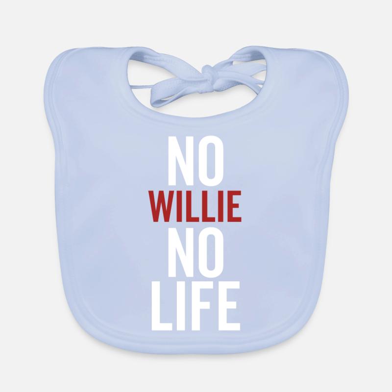 Pas de Willie Pas de vie Bavoir bio Bébé