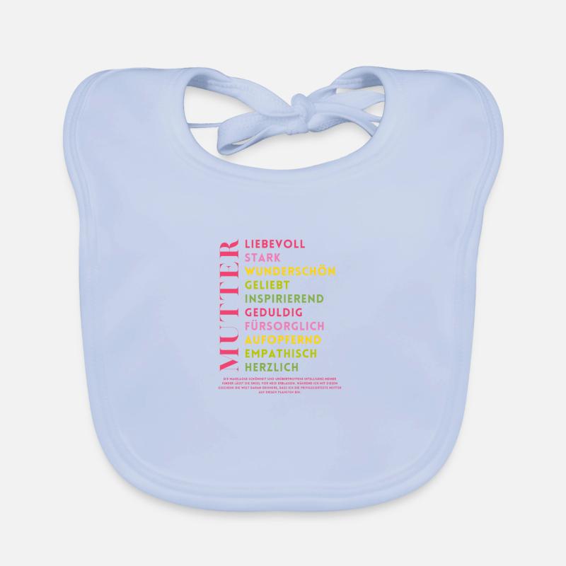 Tolle Mutter von Geschwistern - Muttertag Baby Bio-Lätzchen