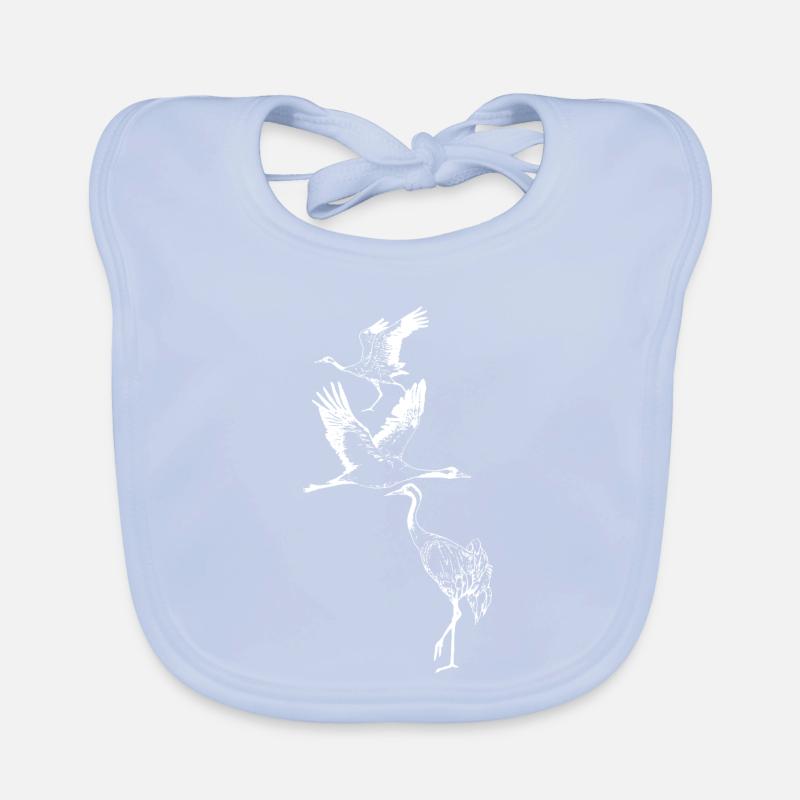 CRANES Organic Baby Bibs