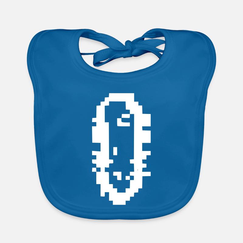 Germe de pixel art bactérien Bavoir bio Bébé