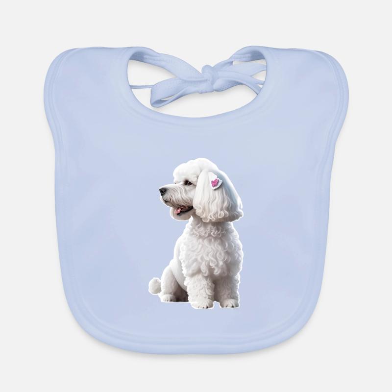 Caniche Bavoir bio Bébé