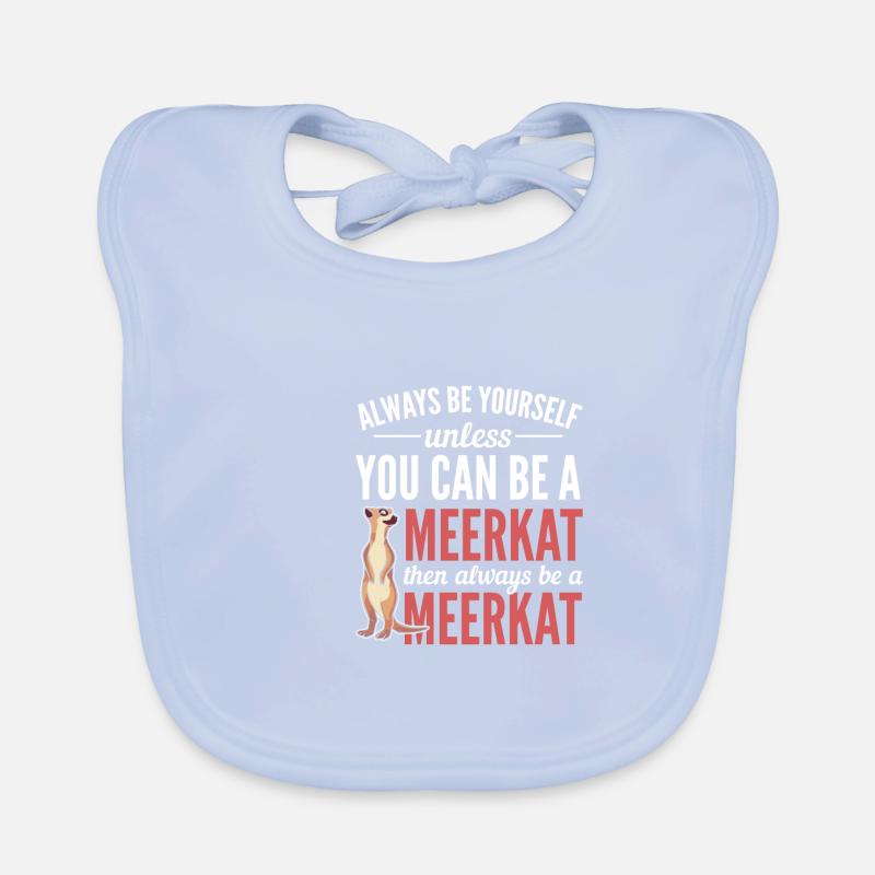 Erdmännchen Baby Bio-Lätzchen