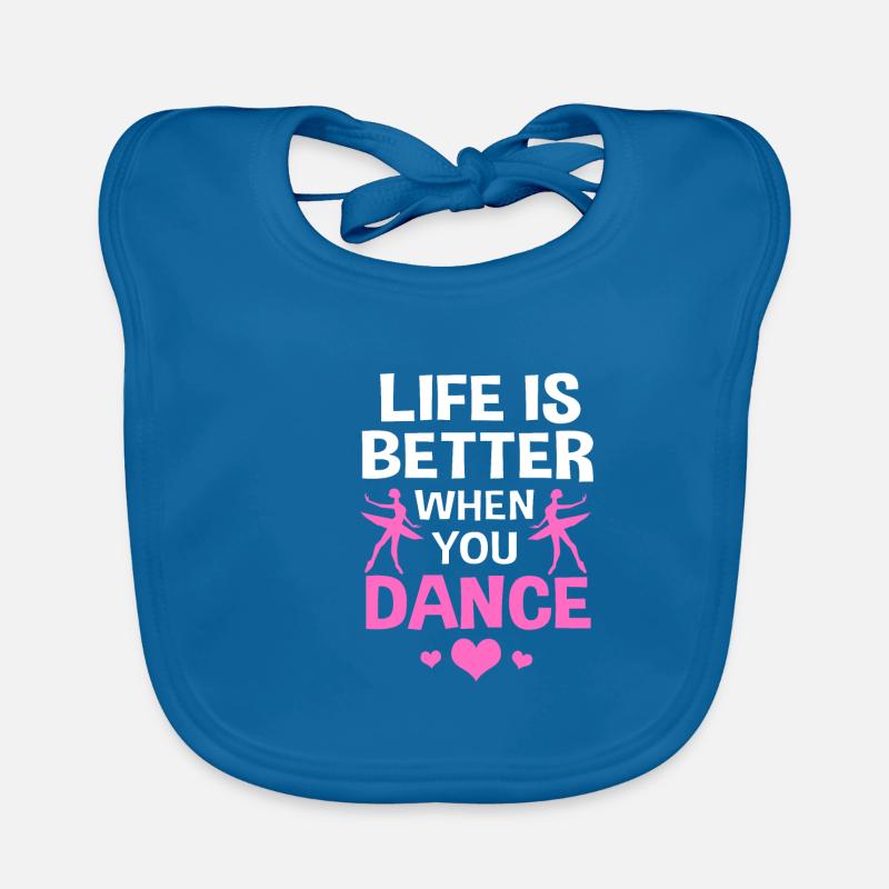 Ballet Ballet Dancer Organic Baby Bibs